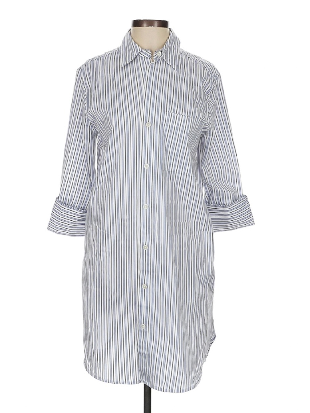 Madewell Pinstripe Shirtdress